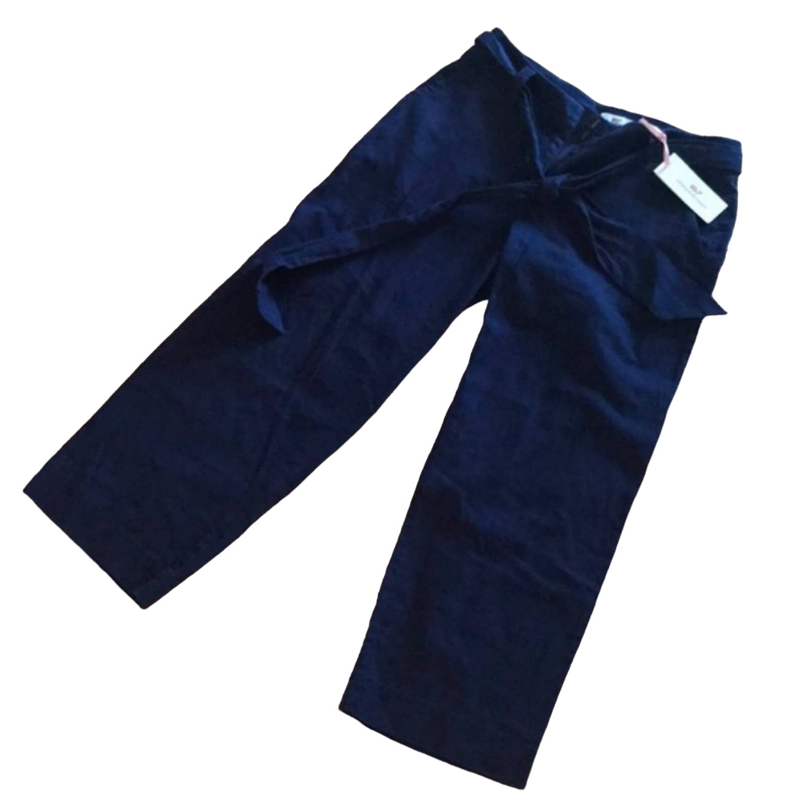 Vineyard Vines Navy Catamaran Linen Pants 0